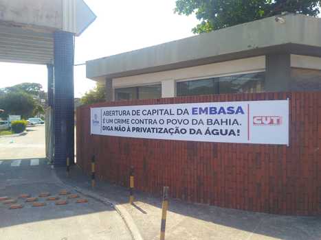 Abertura de capital da Embasa poderá acabar com escritórios locais e gerar prejuízo de 3 bilhões em cinco anos