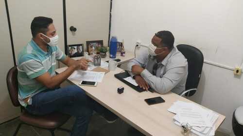 Itabuna: Sindae faz reunião com o vereador Manoel Porfirio, líder do governo municipal, para tratar de eventual demissão em massa na EMASA